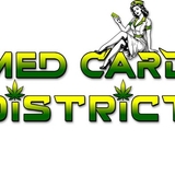 The "Med Card District Lexington - Medical Marijuana Doctors in KY" user's logo