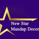 The "New Star Mandap Decorations" user's logo