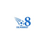 The "O8 market" user's logo