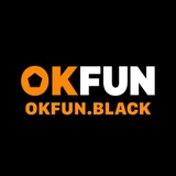 The "okfunblack" user's logo