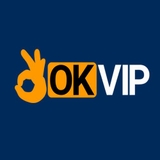 The "OKVIP Official" user's logo