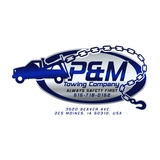 The "pandmtowingcompany" user's logo