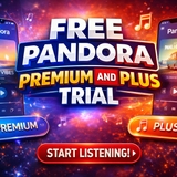 The "Pandora Plus vs Premium Free User Experience Comparison" user's logo