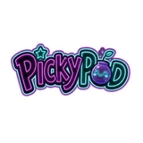 The "PickyPod - Be Picky" user's logo
