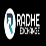 The "Radhe Exchange" user's logo