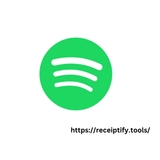 The "receiptifyspotify" user's logo