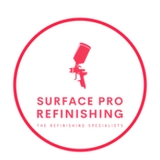 The "SURFACE PRO REFINISHING" user's logo