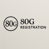 The "80g registration benefits" user's logo