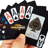 The "REMIPOKER" user's logo