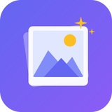 The "RestorePhotoAI" user's logo