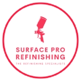 The "SURFACE PRO REFINISHING" user's logo