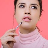 The "Botox injections for skin treatment during menstruation" user's logo