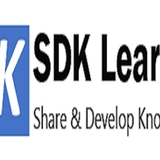 The "sdklearningsindia" user's logo