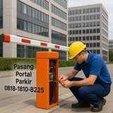 The "Promo Portal Parkir Jakarta" user's logo