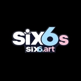 The "six6s art" user's logo