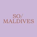 The "SO/ Maldives" user's logo