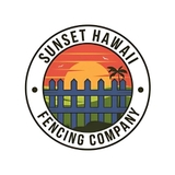 The "Sunset Hawaii Fencing Company" user's logo