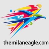 The "themilaneagle com" user's logo