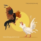 The "thomohomnay TRỰC TIẾP ĐÁ GÀ THOMO Full HD MỖI NGÀY" user's logo