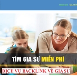 The "Tìm Gia sư" user's logo