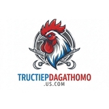 The "TRỰC TIẾP ĐÁ GÀ THOMO" user's logo