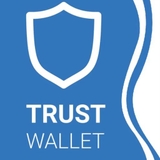 The "Trust Wallet" user's logo