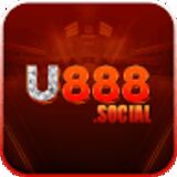 The "u888social" user's logo