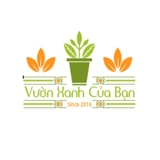 The "vuonxanhcuaban" user's logo