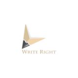 The "writeright" user's logo