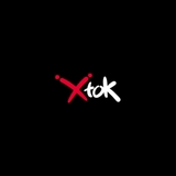 The "xtokblue" user's logo
