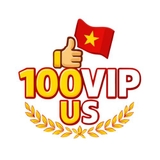 The "100VIP" user's logo