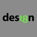 The "18 Design" user's logo