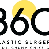 The "360plasticsurgery" user's logo