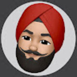 The "Varinder Singh" user's logo