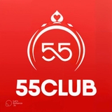 The "55Club Black" user's logo