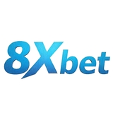 The "8XBET – Nhà Cái Cá Cược Uy Tín, Khuyến Mãi Hấp Dẫn 2025" user's logo