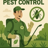 The "Accurate Pest Control Services LLC!" user's logo