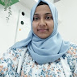 The "Ameena Nizar" user's logo