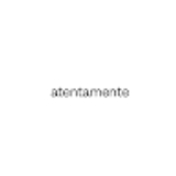 The "Atentamente" user's logo