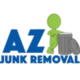 The "AZ Junk Removal & Dumpsters" user's logo