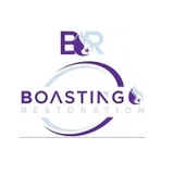 The "Boasting Mold, Fire, and Water Restoration" user's logo