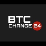 The "btc Change24" user's logo