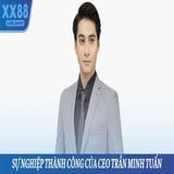 The "CEO Trần Minh Tuấn – Bàn Tay Lãnh Đạo Vàng Của Nền Tảng XX88" user's logo