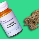 The "wellbutrin and marijuana" user's logo