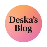 The "deskablog" user's logo