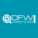The "DFW website SEO" user's logo