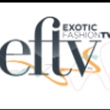 The "exotic fashion tv network and exotic fashion tv channel" user's logo