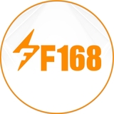 The "f168" user's logo