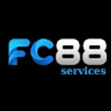 The "FC88 - LINK NHÀ CÁI CÁ CƯỢC CHÍNH THỨC 2025" user's logo