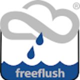 The "FreeFlush" user's logo